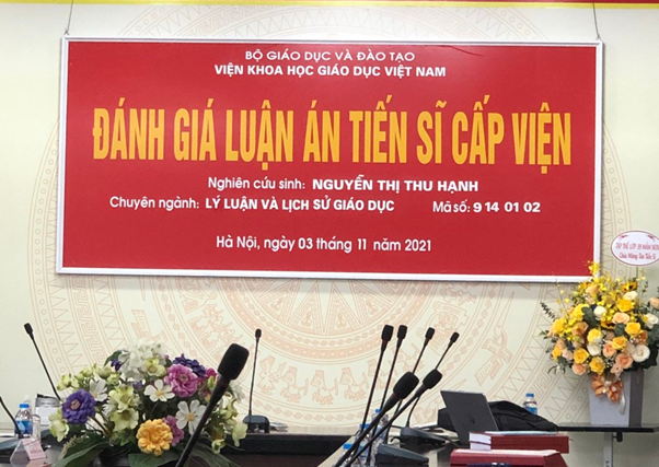 Nghiên cứu sinh Nguyễn Thị Thu Hạnh bảo vệ thành công luận án Tiến sĩ chuyên ngành Lý luận và lịch sử giáo dục