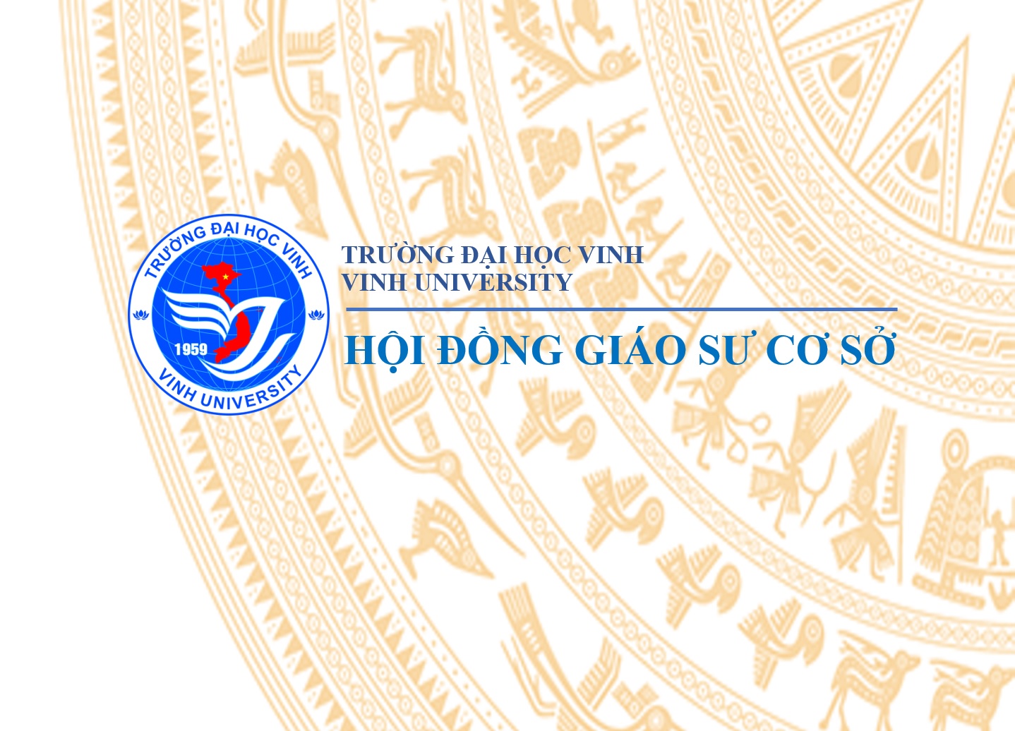 Danh sách các thành viên Hội đồng Giáo sư cơ sở Trường Đại học Vinh năm 2025