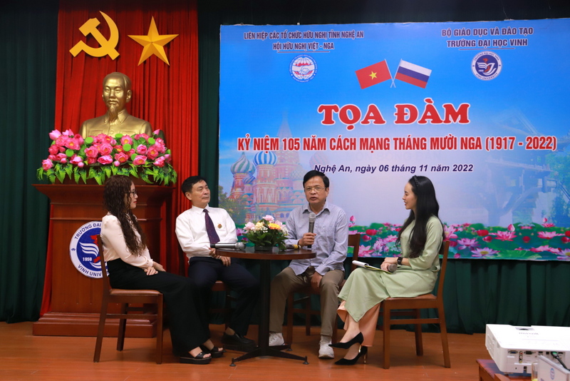 Tọa đàm kỷ niệm 105 năm Cách mạng Tháng Mười Nga (1917 - 2022)