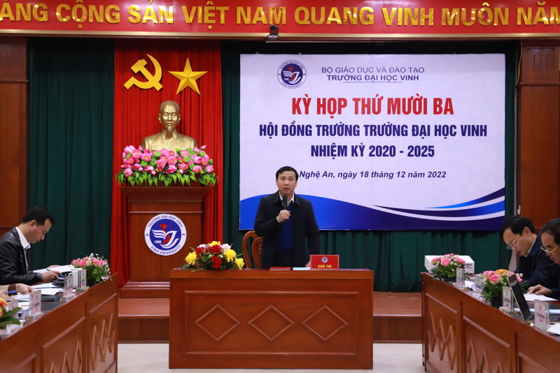 Hội đồng trường thông qua Chiến lược phát triển Trường Đại học Vinh giai đoạn 2022 - 2030, tầm nhìn 2045