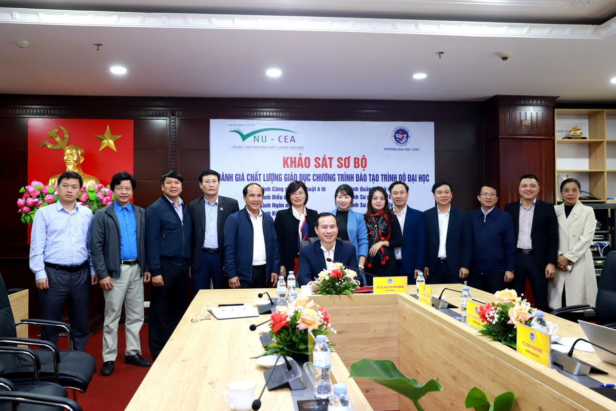 Khảo sát sơ bộ đánh giá chất lượng 7 chương trình đào tạo đại học của Trường Đại học Vinh